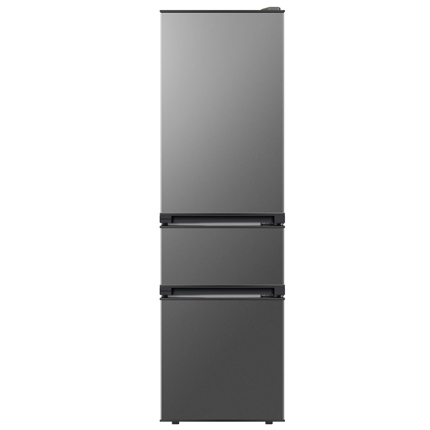 康佳208L 三门冰箱 家用租房 小型 电冰箱直冷 节能保鲜BCD-208Z3-A